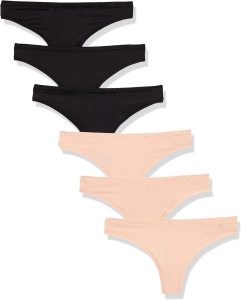 Amazon Essentials Damen Mikrofaser-Unterw&auml;sche (Hipster & String, auch in gro&szlig;en Gr&ouml;&szlig;en erh&auml;ltlich), 6er-Pack, Helles Bl&uuml;tenblatt/Schwarz, 422,90&euro; ➡️ https://www.amazon.de/dp/B099XCXBBV/?tag=preisfehlerheute-21