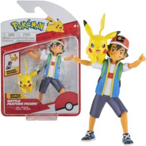 Pok&eacute;mon PKW2473 - Battle Feature Figure - Ash & Pikachu, offizielle bewegliche Figuren, 11,5 cm Ash und 5 cm Pikachu7,58&euro; statt 13,99&euro;➡️ https://www.amazon.de/dp/B09DDGYGFZ/?tag=preisfehlerheute-21