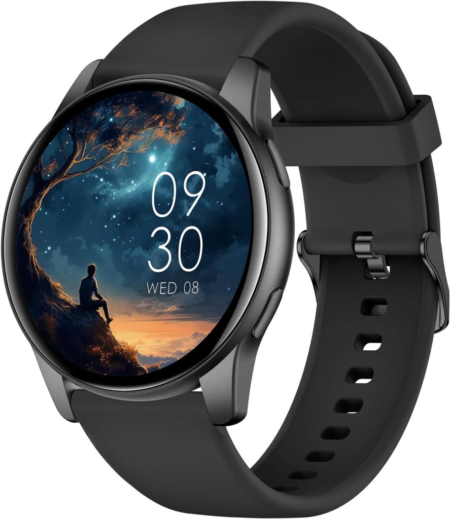 AcclaFit Smartwatch Damen Herren, 1.38 Zoll HD-Display Smart Watch mit Bluetooth Anrufe, Fitness Tracker mit Herzfrequenz SpO2 Schlafmonitor Schrittzähler, IP68 Wasserdicht Fitnessuhr für iOS Schwarz29,99€ statt 139,99€➡️ https://www.amazon.de/dp/B0GK8YT2WL/?tag=preisfehlerheute-21