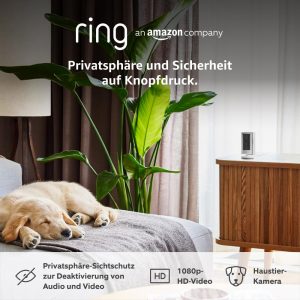 Ring Innenkamera (Indoor Camera 2. Gen.) | &Uuml;berwachungskamera f&uuml;r den Innenbereich | 1080p-HD-Video, Privatsph&auml;re-Sichtschutz, WLAN, ideal f&uuml;r Haustiere | Mini Sicherheitskamera zur Selbstinstallation29,99&euro; statt 49,99&euro;➡️ https://www.amazon.de/dp/B0B6GKHS2S/?tag=preisfehlerheute-21