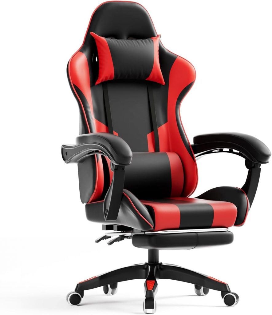 Invoker Gaming Stuhl, Ergonomischer Gaming Sessel Computer Bürostuhl mit Fußstütze, Gaming Chair, 90-135° Rückenlehne einstellbar PC Stuhl mit 360° drehbar, Schwarz & Rot53,34€ ⚡️ Blitzangebot nutzen➡️ https://www.amazon.de/dp/B0F1YLDCKC/?tag=preisfehlerheute-21