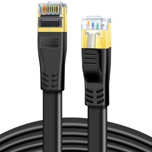 👑 DDMALL CAT 8 Netzwerkkabel 25m, Hochgeschwindigkeit 40Gbps 2000MHz CAT8 LAN Kabel Flaches, Gigabit Internet Patchkabel mit Vergoldetem RJ45 Stecker f&uuml;r Gaming, Modem, Router, PC (25m, Schwarz)21,99&euro; statt 30,99&euro; - 30,00 % 🔥🚚 Verkauft von ddmall-tech und Versand durch Amazon8,145 Bewertungen: 4.7 / 5.0 ⭐️⭐️⭐️⭐️⭐️🛒 zu Amazon https://www.amazon.de/dp/B08G4CYLMQ/?th=1&amp%3Bpsc=1&amp%3Btag=preisfehlerheute-21&tag=preisfehlerheute-21