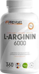 L-Arginin 360 Kapseln vegan - mit 6000 mg hochwertigem L-Arginin aus Fermentation (davon 6000 mg reines L-Arginin) je Tagesdosis - L-Arginin in Base-Form - laborgepr&uuml;ft mit Zertifikat - vegan12,20&euro; statt 24,95&euro;➡️ https://www.amazon.de/dp/B08BLW77XN/?tag=preisfehlerheute-21