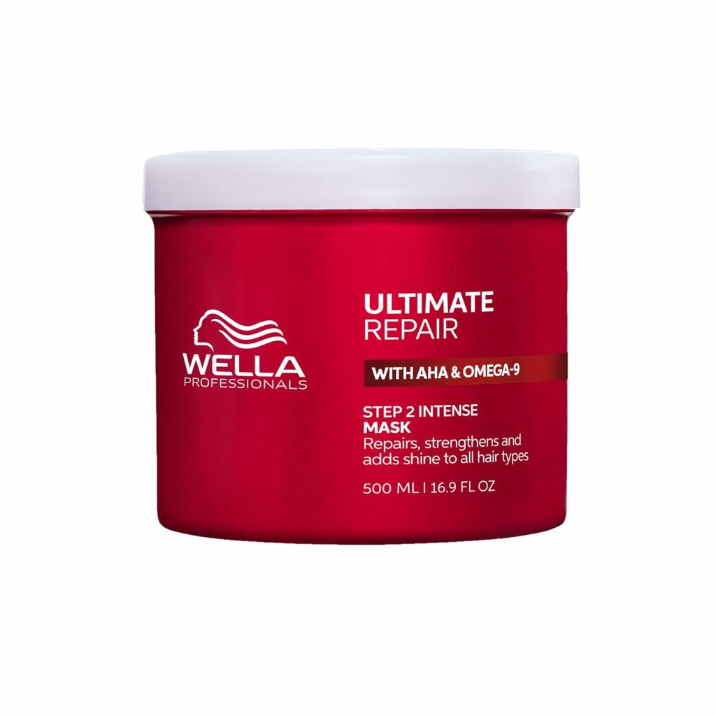 Wella Professionals Ultimate Repair tiefenwirksame Haarmaske – Haarpflege für kaputtes Haar mit AHA und Omega 9 – reparierende Haarkur für strapaziertes Haar –500 ml