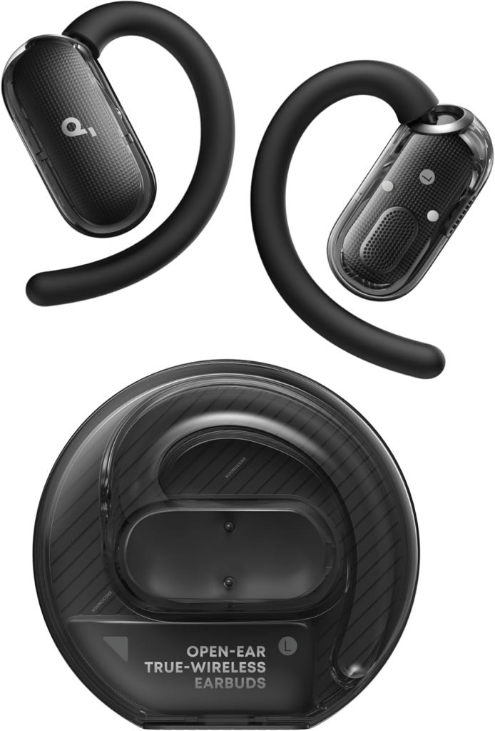 soundcore V40i by Anker, Open-Ear Kopfh&ouml;rer, transparentes Case ohne Deckel, 4 einstellbare Positionen f&uuml;r Jede Ohrgr&ouml;&szlig;e, intensiver Bass, IP55, 21h Wiedergabe, Anrufe mit KI, Bluetooth 5.4, App29,99&euro; statt 77,85&euro;➡️ https://www.amazon.de/dp/B0DZVDP7Q3/?tag=preisfehlerheute-21