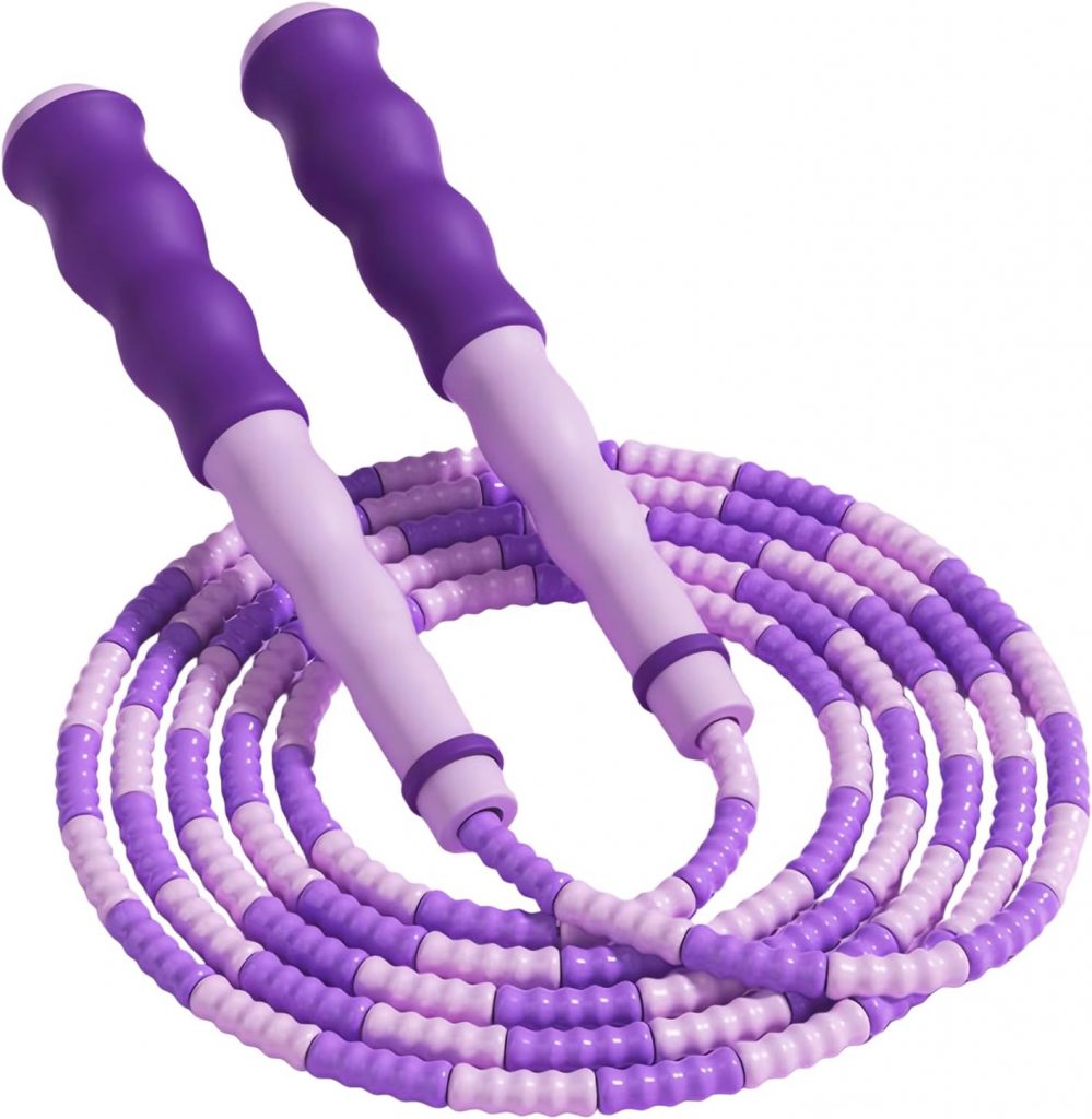 2,8 m Springseils Kinder, Verhedderungsfrei Perlen Springseil, Verstellbar Springseil Training Kinder, Springseil Outdoor mit Ergonomischen Griffen, Springseils Anfänger für Jungen Mädchen (Lila)4.99€ statt 16.99€➡️ https://www.amazon.de/dp/B0GJYJMN57/?tag=preisfehlerheute-21