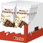Kinder Country Riegel – Gefüllte Schokolade mit gerösteten Cerealien und Milchcreme – 1 Packung mit 20 Einzelriegeln (20 x 23,5 g)7.30€ ➡️ https://www.amazon.de/dp/B0DJR48S53/?tag=preisfehlerheute-21