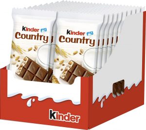 Kinder Country Riegel &ndash; Gef&uuml;llte Schokolade mit ger&ouml;steten Cerealien und Milchcreme &ndash; 1 Packung mit 20 Einzelriegeln (20 x 23,5 g)7.30&euro; ➡️ https://www.amazon.de/dp/B0DJR48S53/?tag=preisfehlerheute-21