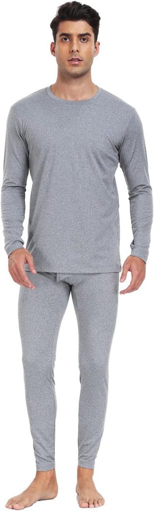 GOODSALEOK ThermounterwäSche Herren ThermofunktionsunterwäSche FüR MäNner Warme UnterwäSche FüR Zu Hause Winter Ski Outdoor Sport UnterwäSche Grau S5.99€ ➡️ https://www.amazon.de/dp/B0CM8ZMX3R/?tag=preisfehlerheute-21