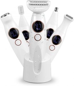 Rasierer Damen, 5-in-1 Kabelloser Intimrasierer F&uuml;r Frauen, Ipx7 Wasserdicht Damenrasierer Elektrisch, Haartrimmer Intimbereich Mit Ladestation, Bikini Trimmer F&uuml;r Achseln Beine Gesicht Nase9.99&euro; ➡️ https://www.amazon.de/dp/B0DQL6SJSR/?tag=preisfehlerheute-21
