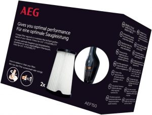 🤴 AEG AEF150 Filterset f&uuml;r CX7-2 (Doppelpack, Innenfilter, Staubsauger Filter, optimale Saugleistung und Filtrationsleistung, regelm&auml;&szlig;iger Filtertausch, einfache Reinigung und Austausch, schwarz/wei&szlig;)10,13&euro; statt 19,98&euro; - 50,00 % 🔥🚚 Verkauft von Astra DE und Versand durch Amazon6,207 Bewertungen: 4.7 / 5.0 ⭐️⭐️⭐️⭐️⭐️🛒 zu Amazon https://www.amazon.de/dp/B0769KSXM7/?tag=preisfehlerheute-21