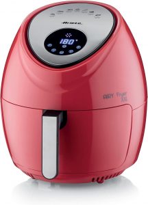 🤴 Ariete Airy Fryer XXL 4618, Hei&szlig;luftfritteuse 7 Liter, 60-Minuten-Timer, LCD- und Touchscreen mit 7 Garstufen, Maximaltemperatur 200&deg; C, Fassungsverm&ouml;gen 2,5Kg, 1800W, Red94,63&euro; statt 134,90&euro; - 30,00 % 🔥🚚 Verkauft und Versand durch Tec & More5,178 Bewertungen: 4.6 / 5.0 ⭐️⭐️⭐️⭐️⭐️🛒 zu Amazon https://www.amazon.de/dp/B08WX7JSSW/?tag=preisfehlerheute-21