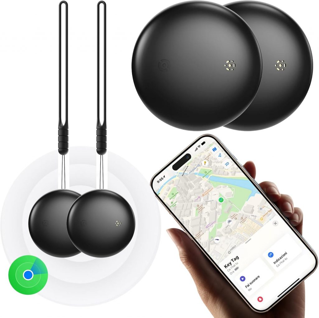 Fitabok 2 Stück Schlüsselfinder Air Smart Tracker Tag – Objektfinder, Kompatibel mit der App Wo ist? (nur iOS 14.5+), Weltweiter Tracking, Austauschbarer Akku, Tracker für Schlüssel/Koffer/Taschen9.41€ statt 19.99€➡️ https://www.amazon.de/dp/B0DNFX1W6J/?tag=preisfehlerheute-21
