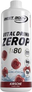 Best Body Nutrition ZEROP Vital Zuckerfreies Getr&auml;nkekonzentrat Sirup Kirsche Ohne Aspartam 1 L ergibt 80 L Getr&auml;nk Fitness Drink mit Vitaminen B1 B6 Niacin Kalorienarm Wassersprudler8,09&euro; statt 17,99&euro;➡️ https://www.amazon.de/dp/B000L0RFMU/?tag=preisfehlerheute-21