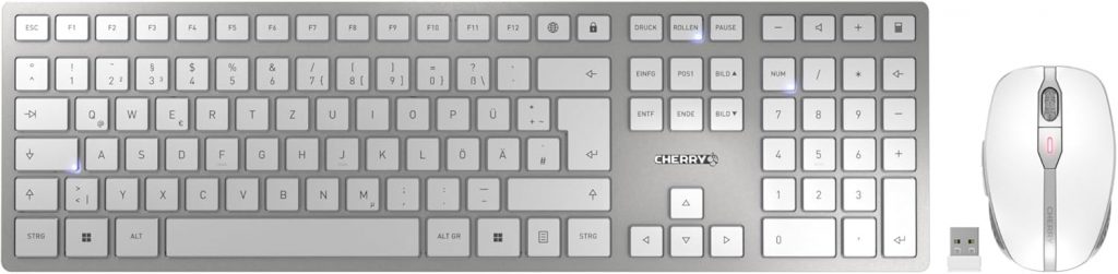 🤴 CHERRY DW 9100 Slim, Kabelloses Tastatur- und Maus-Set, Deutsches Layout (QWERTZ), Bluetooth & 2,4 GHz Funk, Leise Tasten, Wiederaufladbar, Weiß-Silber89,37€ statt 119,99€ – 26,0 🔥🚚 Verkauft durch Amazon und Versand durch Amazon988 Bewertungen: 4.4 / 5.0 ⭐️⭐️⭐️⭐️🛒 zu Amazon https://www.amazon.de/dp/B09BCY7TDC/?th=1&tag=preisfehlerheute-21#038;psc=1&tag=preisfehlerheute-21