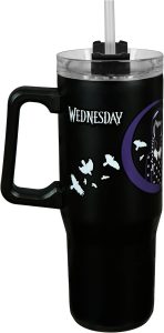 Undercover - Wednesday Isolierbecher mit Strohhalm - 880ml Fassungsverm&ouml;gen - Edelstahl Trinkbecher mit Handgriff - BPA frei, Schwarz9,00&euro; ➡️ https://www.amazon.de/dp/B0F3363Q73/?tag=preisfehlerheute-21