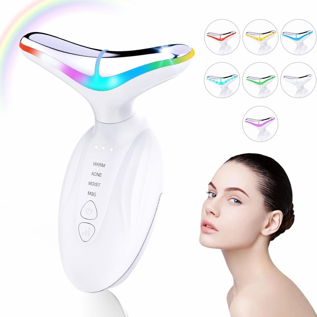Gesichtsmassagegerät Gegen Falten Massagegerät Gesicht Nackenmassage Face Massager mit 4 Modi Elektrisch Gua Sha 45°C Face Lifting Gerät für Gesicht Doppelkinn Jawliner NackenhautStraffungsmassage6,49€ Code: G4FEHZDY (🛒 an der Kasse eingeben)➡️