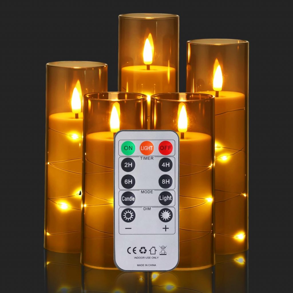 LED Kerzen mit Timerfunktion flackernde Flamme, elektrische Echtwachskerzen im Glas, 3-teilige flammenlose Kerzen-Set, led Stumpenkerzen mit Fernbedienung, Art u. Zimmer Deko, Grau, 15*7.5*7.5 cm19,99€ statt 34,99€➡️ https://www.amazon.de/dp/B0GKND1DCM/?tag=preisfehlerheute-21