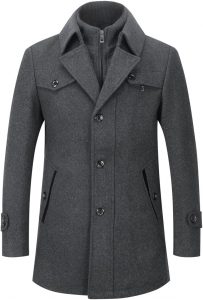 YOUTHUP Mantel Herren Wollmantel Winter Wolle Kurzmantel Regular Fit Herrenmantel Business Freizeit Wintermantel, Grau, XS29,99&euro; statt 79,99&euro;➡️ https://www.amazon.de/dp/B08R3NF116/?tag=preisfehlerheute-21