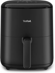 Tefal Easy Fry Max Hei&szlig;luftfritteuse &ndash; 5-L-Airfryer, kompakt, f&uuml;r knusprige Pommes & saftiges Fleisch, mit wenig &Ouml;l, antihaftbeschichtet, sp&uuml;lmaschinenfester Korb, energiesparend, schwarz, EY245864,99&euro; statt 119,99&euro;➡️ https://www.amazon.de/dp/B0CF9SS1Q6/?tag=preisfehlerheute-21