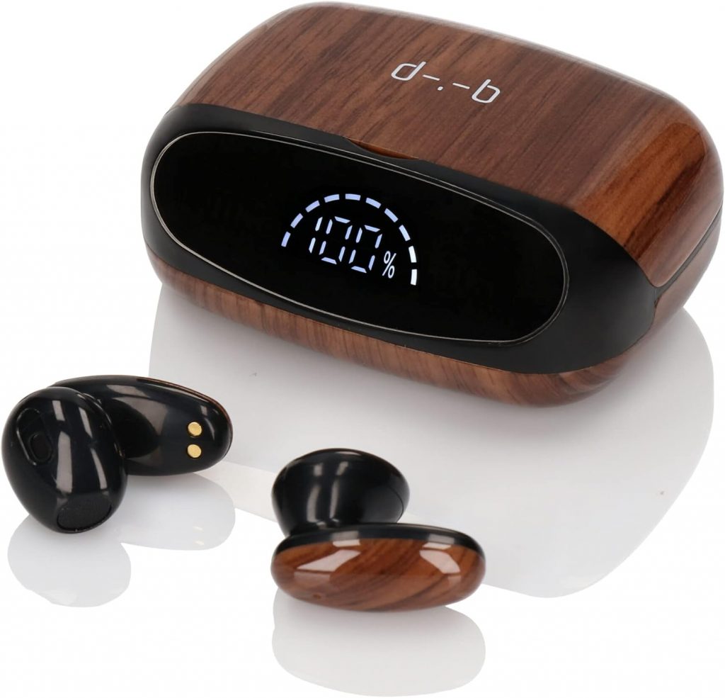 d-.-b PROCESOR In Ear Kopfhörer Bluetooth: Bluetooth 5.2 Headphones Retro Holzoptik – Premium Ohrhörer Kabellos Earbuds – Digital Display – HD Noise Reduction – Beste Sound HiFi Qualität4.00€ ➡️ https://www.amazon.de/dp/B0B6G6KWL6/?tag=preisfehlerheute-21