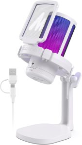 🤴 MAONO USB Gaming Mikrofon, Noise Cancellation Kondensator Microphone mit Mute, Gain, Monitoring, Pop-Filter f&uuml;r Streaming, Podcast, Twitch, YouTube, Discord, PC, Computer, PS4&5, Mac, DGM20，Wei&szlig;29,99&euro; statt 38,99&euro; - 24,00 % 🔥🚚 Verkauft von Nature Shopping und Versand durch Amazon1,044 Bewertungen: 4.4 / 5.0 ⭐️⭐️⭐️⭐️🛒 zu Amazon https://www.amazon.de/dp/B0CJB7839C/?tag=preisfehlerheute-21