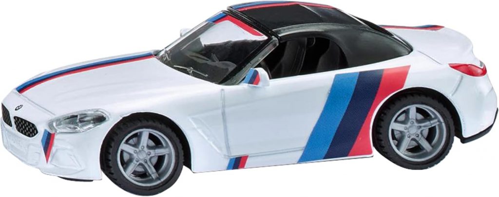 siku 2347, BMW Z4 M40i, 1:50, Metall/Kunststoff, Weiß, Spielzeugauto für Kinder, Abnehmbare Räder, Inkl. Stickerbogen mit Stickern im M-Design7,00€ statt 15,85€➡️ https://www.amazon.de/dp/B09717VTHS/?tag=preisfehlerheute-21