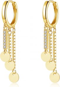 Loutade 925 Sterling Silber Ohrringe H&auml;ngend mit Quaste, hypoallergene Lange Kette Creolen f&uuml;r Damen12,79&euro; statt 31,99&euro;➡️ https://www.amazon.de/dp/B0CYFWGYMD/?tag=preisfehlerheute-21