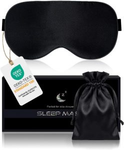 Aosun Schlafmaske Seide für Seitenschläfer, 22MM, 100% Bio Maulbeerseide, Professional 100% Lichtblockierende Schlafbrille mit Verstellbarem Band für Frauen & Herren, Schlaf Augenmaske für Reisen6,99€ statt 16,99€➡️ https://www.amazon.de/dp/B0D768S9CZ/?tag=preisfehlerheute-21