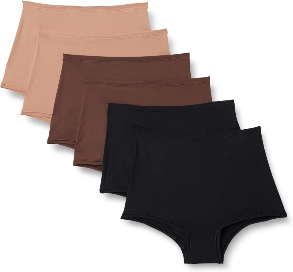 Amazon Essentials Damen Boyshorts aus Peachfarbener Mikrofaser mit Hoher Taille, 6er-Pack, Gewaschene Bronze/Haselnuss/Schwarz, 405.52€ ➡️ https://www.amazon.de/dp/B0F5Q75VKC/?tag=preisfehlerheute-21