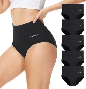 Momoshe Unterw&auml;sche Frauen Damen-Unterhosen Seamless Slips Damen Panty Hipster Sportunterw&auml;sche Kaiserschl&uuml;pfer Periodenunterschw&auml;sche Schwarz 5er Pack L14,99&euro; statt 25,99&euro;➡️ https://www.amazon.de/dp/B0CRTHK2NG/?tag=preisfehlerheute-21