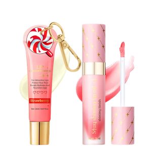 2PCS Lippenbalsam-Lippenpflege-Lip Glow Oil-Getönter Lippenöl Lipgloss-Long Lasting Lip Plumper Oil mit Erdbeer-Duft, Sheabutter -Geschenke für Mädchen,Farbton & Intensivpflege1.99€ statt 6.99€➡️ https://www.amazon.de/dp/B0FY2JH14N/?tag=preisfehlerheute-21