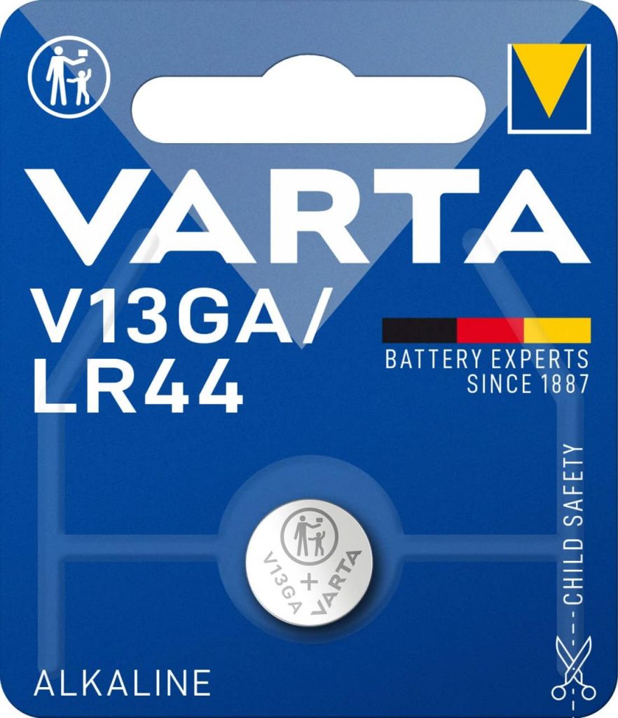 VARTA Batterien V13GA/LR44 Knopfzelle, 1 Stück, Alkaline Special, 1,5V, kindersichere Verpackung, für Spielsachen, Taschenrechner, Messgeräte0,23€ statt 1,11€➡️ https://www.amazon.de/dp/B00005NPRP/?tag=preisfehlerheute-21