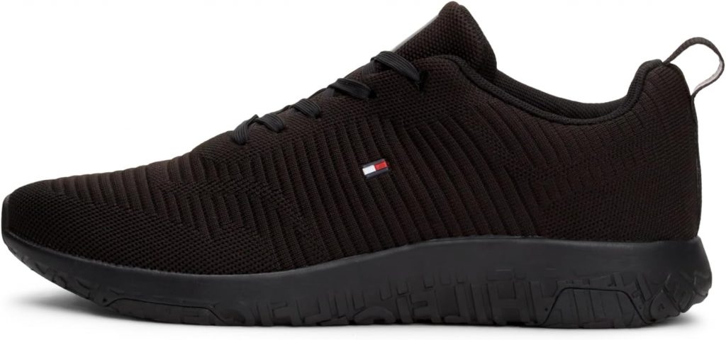 🤴 Tommy Hilfiger Herren Runner Sneaker Corporate Knit Rib Runner Sportschuhe