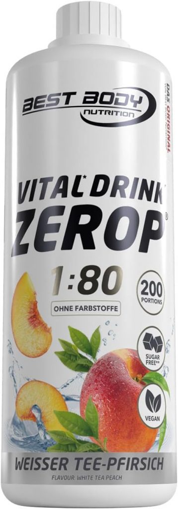 👑 Best Body Nutrition Vital Drink ZEROP ® – Weißer Tee Pfirsich Sirup zuckerfrei – 1 L – 1:80 ergibt 80 Liter Fertiggetränk – Getränkekonzentrat mit Fruchtsaft – Geschmack für Wasser mit Vitaminen10,97€ statt 17,98€ – 39,0 🔥🚚 Verkauft durch Amazon und Versand durch Amazon890 Bewertungen: 4.4 / 5.0 ⭐️⭐️⭐️⭐️🛒 zu Amazon https://www.amazon.de/dp/B0869CF9GY/?tag=preisfehlerheute-21