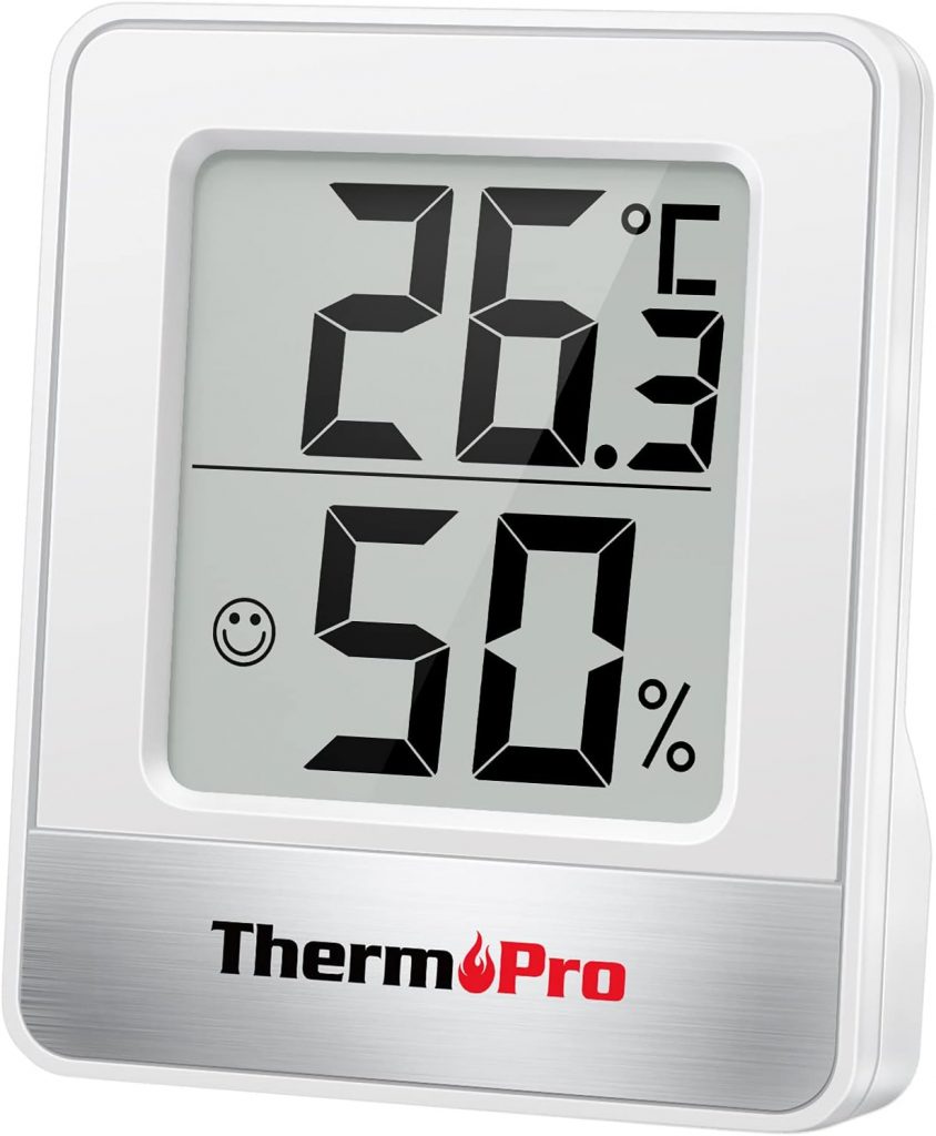 🤴 ThermoPro TP49 digitales Mini Thermo-Hygrometer Thermometer Hygrometer innen Temperatur und Luftfeuchtigkeitmessgerät mit Smiley-Indikator für Gewächshaus, Wohnzimmer, weiß8,49€ statt 11,99€ – 3 🔥🚚 Verkauft von ThermoPro DE und Versand durch Amazon36,115 Bewertungen: 4.6 / 5.0 ⭐️⭐️⭐️⭐️⭐️🛒 zu Amazon https://www.amazon.de/dp/B07TV364MZ/?th=1&tag=preisfehlerheute-21#038;psc=1&tag=preisfehlerheute-21