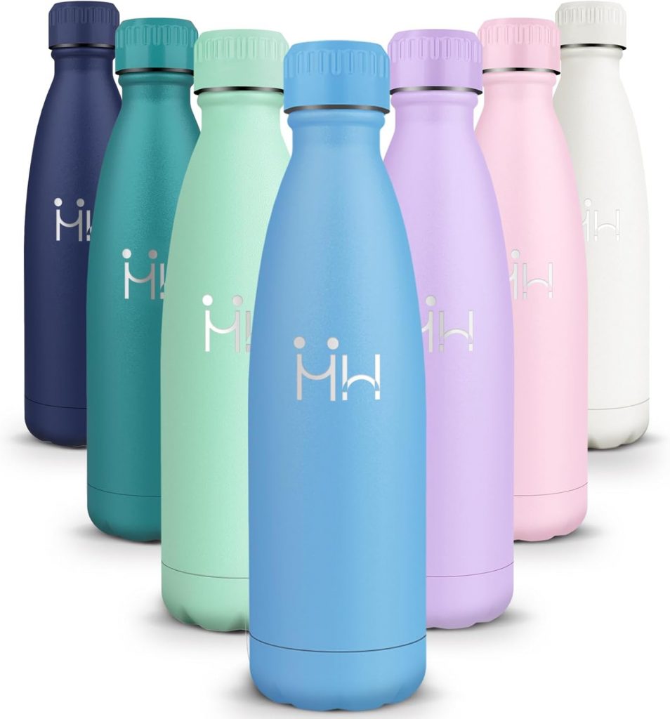 HoneyHolly Trinkflasche Edelstahl, Thermosflasche 750ML, BPA-frei Auslaufsichere Vakuum Isolierte, Thermoskanne, Doppelwandige Wasserflasche f&uuml;r Fahrrad, Reisen, Sport, Yoga, Camping, Fahrrad