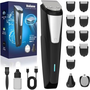 Valano Haarschneidemaschine, Barttrimmer Herren USB-Ladung Trimmer Herren Nasenhaartrimmer Haarschneidemaschine Profi Pr&auml;zisionstrimmer 3 in 1 Set mit 9 Aufs&auml;tzen von 1-16 mm19,99&euro; statt 35,99&euro;➡️ https://www.amazon.de/dp/B0FHP7DKK1/?tag=preisfehlerheute-21
