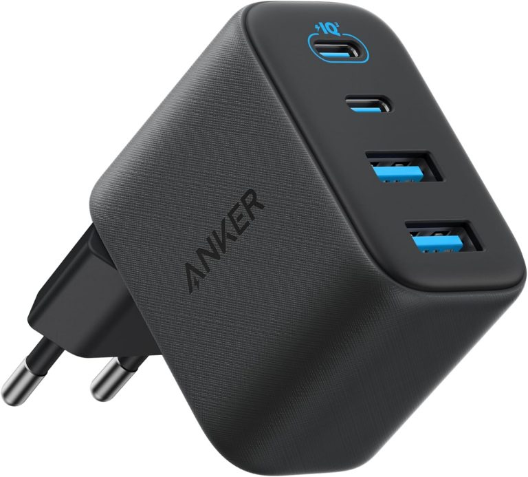 Anker Zolo 50W USB C Ladegerät, 4-Port Netzteil mit 2 USB-C und 2 USB-A, Kompaktes Schnellladegerät Für iPhone 17 Pro Max/16/15/14/13-Serie, iPad, Pixel, Galaxy, MacBook (ohne Kabel) – Amazon-Suchanfrage usb c ladegerät