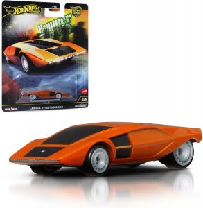 Hot Wheels Premium Car Culture Sammel-Spielzeugauto, Die-Cast Lancia Stratos Zero im Ma&szlig;stab 1:64, Hammer Drop Fahrzeug mit Real Riders-R&auml;dern, HRV773,24&euro; statt 12,49&euro;➡️ https://www.amazon.de/dp/B0CNX92BBS/?tag=preisfehlerheute-21