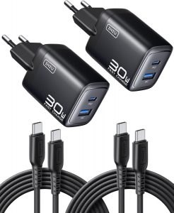 INIU 30W USB C Ladeger&auml;t, 2 St&uuml;ck [USBC + USBA] Schnellladeger&auml;t mit Kabel, GaN PD Mehrfach Netzteil, USB C Charger f&uuml;r iPhone 17 16 Pro Max, iPad Pro, MacBook Air, Galaxy S25 S24 Ultra, Google 10 etc10.79&euro; ➡️ https://www.amazon.de/dp/B0DKFG8KZP/?tag=preisfehlerheute-21