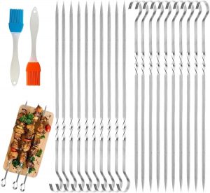 30 Stück Grillspieße Edelstahl, 30CM Grill Kabob Spieße, Schaschlikspieße Edelstahl, Fleischspieß, Kebab Spieße für Lagerfeuer Oder Eine Grillschale1,99€ statt 4,99€➡️ https://www.amazon.de/dp/B0DDX628NT/?tag=preisfehlerheute-21