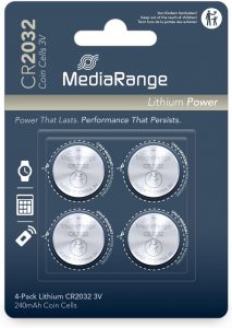 MediaRange Lithium Knopfzellen, CR2032|3V, 4er Pack1,03&euro; ➡️ https://www.amazon.de/dp/B00H3S6M1S/?tag=preisfehlerheute-21