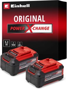 🤴 Original Einhell Akku PXC-Twinpack 5,2 Ah Power X-Change (Li-Ion, 18 V, 2X 5,2 Ah-Akkus, universell f&uuml;r alle PXC-Ger&auml;te, proaktives Batteriemanagement, angepasste Ladezyklen)96,90&euro; statt 130,94&euro; - 27,00 % 🔥🚚 Verkauft durch Amazon und Versand durch Amazon3,830 Bewertungen: 4.7 / 5.0 ⭐️⭐️⭐️⭐️⭐️🛒 zu Amazon https://www.amazon.de/dp/B08THLH5X7/?th=1&amp%3Bpsc=1&amp%3Btag=preisfehlerheute-21&tag=preisfehlerheute-21