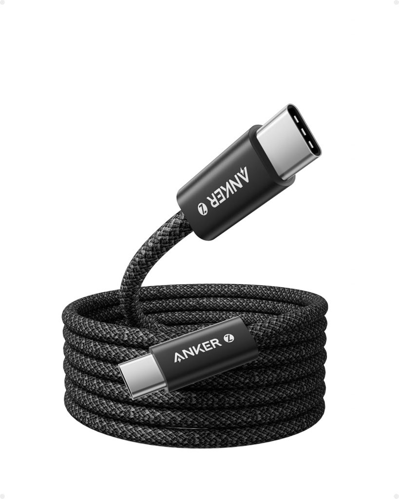 👑 Anker 240W USB C Kabel, [1,8m] PD 3.1 Schnellladekabel USB C auf USB C Kabel, USB C Ladekabel für iPhone 17 Pro Max/iPhone Air/16/15 Serie, Samsung Galaxy S26/S25, MacBook Pro/Air, iPad Pro/Air