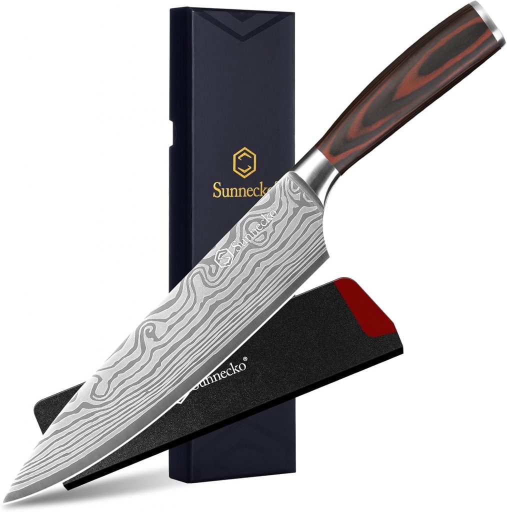 🤴 Sunnecko 20cm Messer Küchenmesser Kochmesser – Küchenmesser Profi Messer Scharfes Chefmesser Edelstahl Fleischmesser mit Pakkaholz Griff Allzweckmesser Scharf Klinge mit Geschenkbox22,60€ statt 33,97€ – 34,0 🔥🚚 Verkauft von Sunnecko Direct und Versand durch Amazon783 Bewertungen: 4.8 / 5.0 ⭐️⭐️⭐️⭐️⭐️🛒 zu Amazon https://www.amazon.de/dp/B0B3DM77BQ/?th=1&tag=preisfehlerheute-21#038;psc=1&tag=preisfehlerheute-21