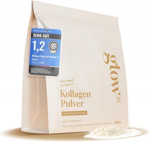 Glow25&reg; Collagen Pulver [450g] &ndash; Unser Original &ndash; Kollagen Hydrolysat mit Vitamin C &ndash; Peptide Typ 1 und 3 &ndash; Gute L&ouml;slichkeit &ndash; Neutral20.39&euro; 🎁 Werbeaktion anwenden➡️ https://www.amazon.de/dp/B0FPG73Q25/?tag=preisfehlerheute-21
