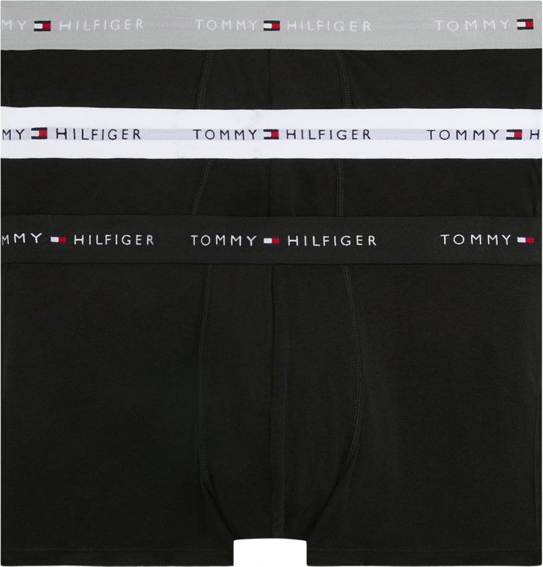🤴 Tommy Hilfiger Herren 3er Pack Boxershorts Trunks Unterwäsche