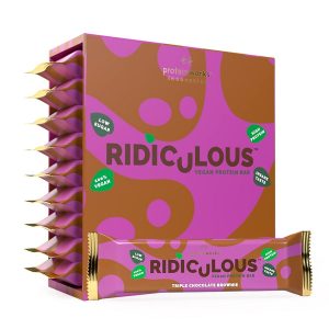 Protein Works - Ridiculous Vegan Proteinriegel | 15g Protein pro Riegel | Protein Riegel | Eiwei&szlig;riegel | Triple-Schoko-Brownie | 9er Pack9.62&euro; statt 21.46&euro;➡️ https://www.amazon.de/dp/B08TBGMQ4C/?tag=preisfehlerheute-21