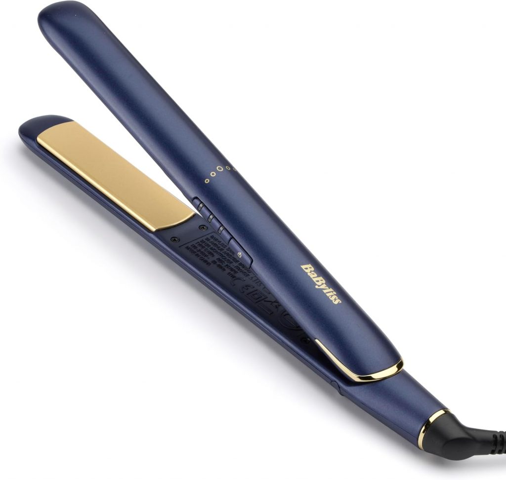 BaByliss Midnight Luxe Glätteisen – Titanium Ceramic Floating Plates für sanftes Gleiten, schnelles Aufheizen in 30 Sekunden, 3 Heizstufen bis zu 235°C, weltweit einsetzbar, 2516PE27,09€ statt 79,90€➡️ https://www.amazon.de/dp/B0B36K15ZT/?tag=preisfehlerheute-21